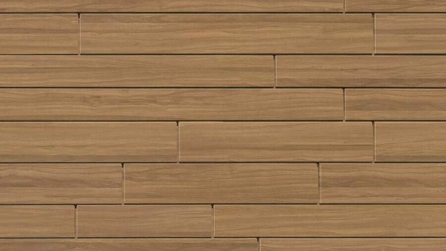 PREFA sidings in walnut wood look