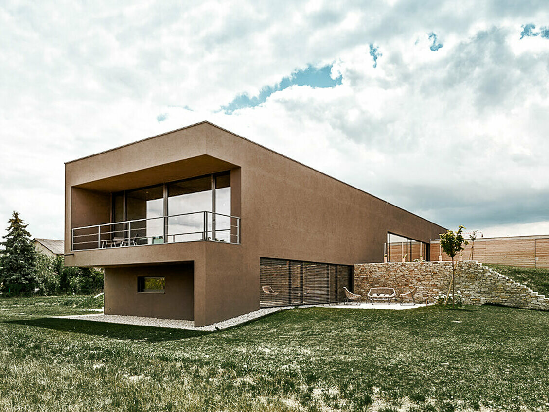 A detached house planned by Mang Architects in rural environment