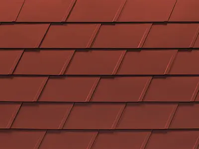 PREFA DS.19 shingle P.10 oxide red