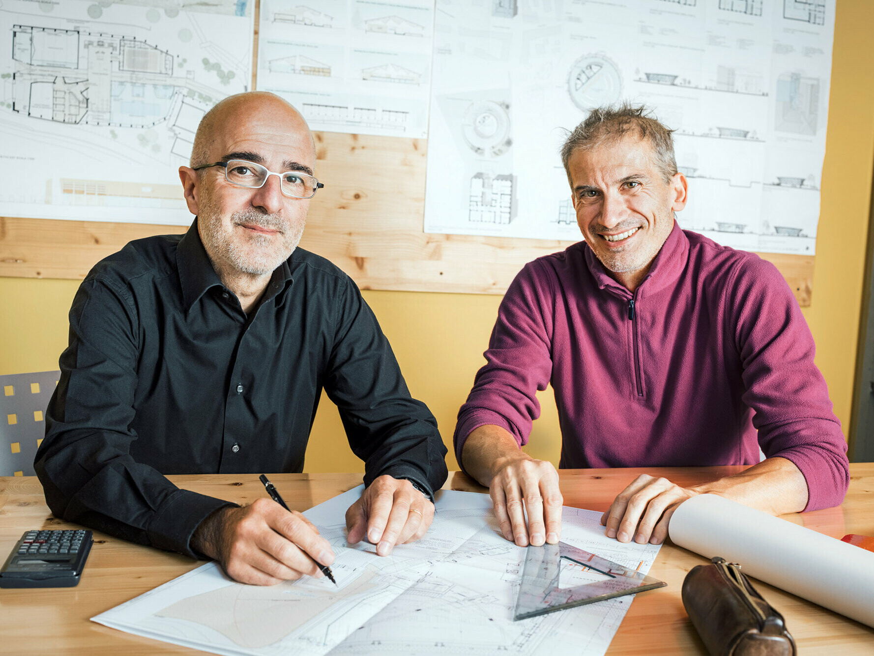 Portrait of Massimo Desalvo and Marco Maresca of Studio Bladidea.